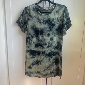 Zara Tie Dye T-Shirt Dress